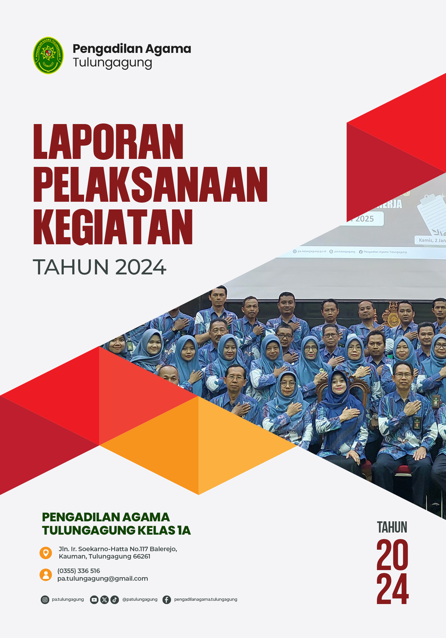 laporan tahunan cover