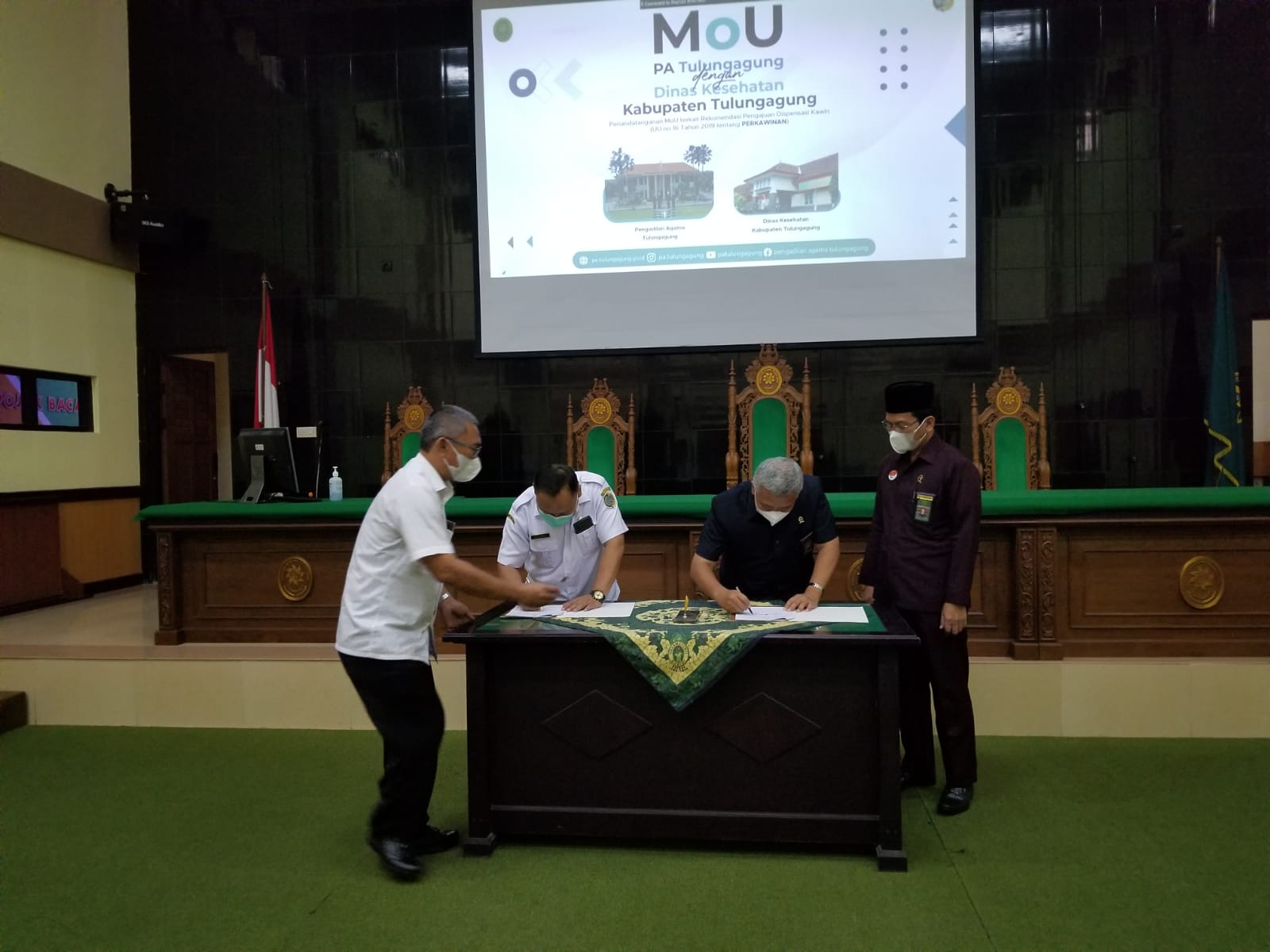 2022 05 25 Rabu, MoU PA Tulungagung dengan Dinkes Tulungagung foto 1