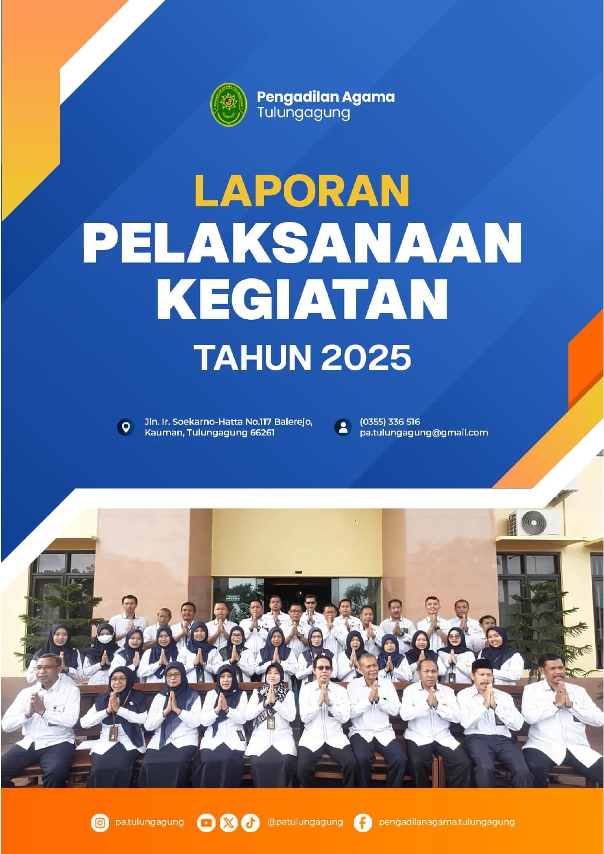 laporan tahunan cover